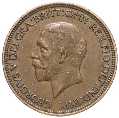 купить Великобритания 1/2 пенни (penny) 1929