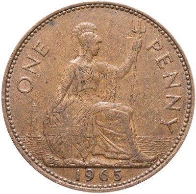 купить Великобритания 1 пенни (penny) 1961-1970 Елизавета II ,случайная дата