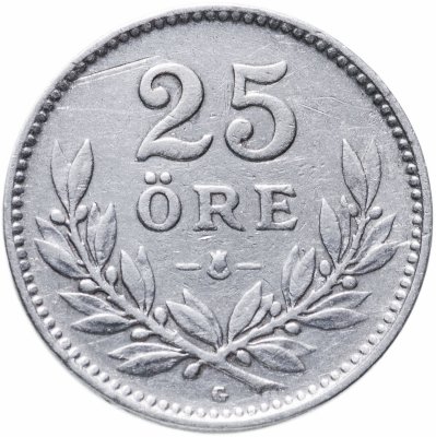 купить Швеция 25 эре (ore) 1938