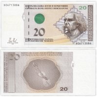 Купить Босния и Герцеговина 20 марок 2008 (Pick 75a)