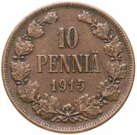 купить 10 пенни (pennia) 1915