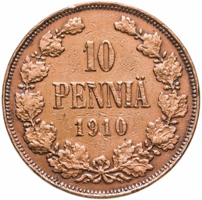 купить 10 пенни (pennia) 1910