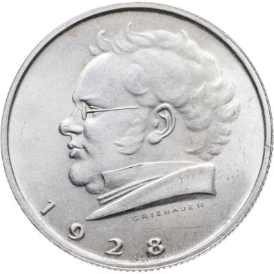 купить Австрия 2 шиллинга (shillings) 1928 "100 лет со дня смерти Франца Шуберта"