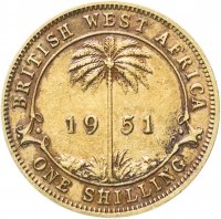 Купить Британская Западная Африка 1 шиллинг (shilling) 1951