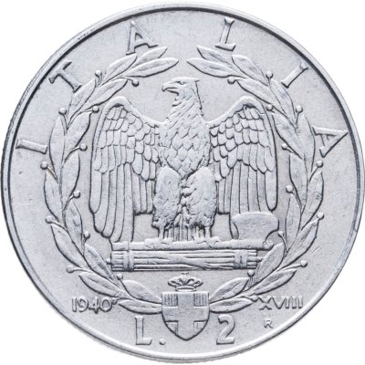 купить Италия 2 лиры 1940