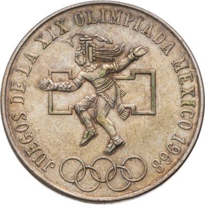 купить Мексика 25 песо (pesos) 1968 Летние Олимпийские игры 1968, Мехико