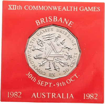 купить Австралия 50 центов (cents) 1982 "XII Игры Содружества"