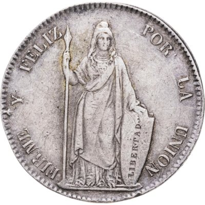 купить Перу 8 реалов (reales) 1846 MВ