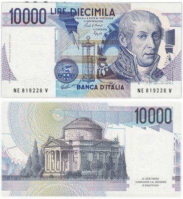 купить Италия 10000 лир 1984 (Pick 112b)