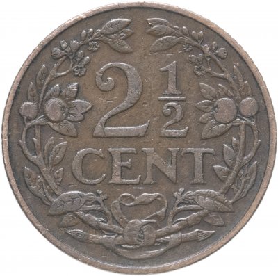 купить Нидерланды 2 1/2 цента (cent) 1913