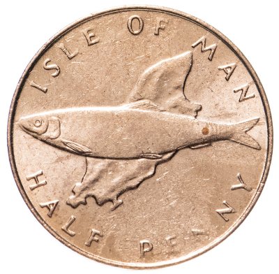 купить Остров Мэн 1/2 пенни (penny) 1976