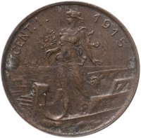 купить Италия 1 чентезимо (centesimo) 1915