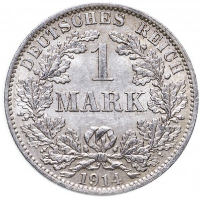купить Германия, Германская империя 1 марка 1914 "А" - Берлин