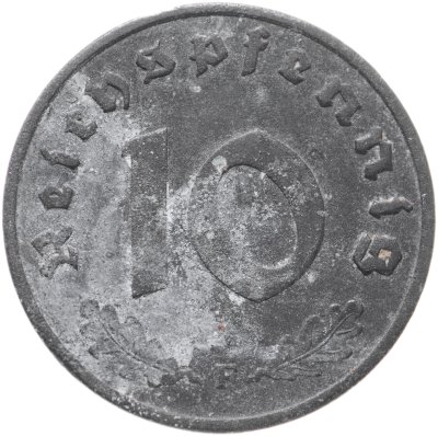 купить Германия (Третий Рейх) 10 рейхспфеннигов 1942 "F"