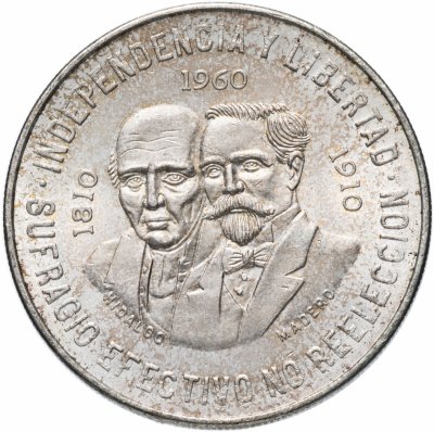 купить Мексика 10 песо (pesos) 1960 "150 лет Войне за независимость"