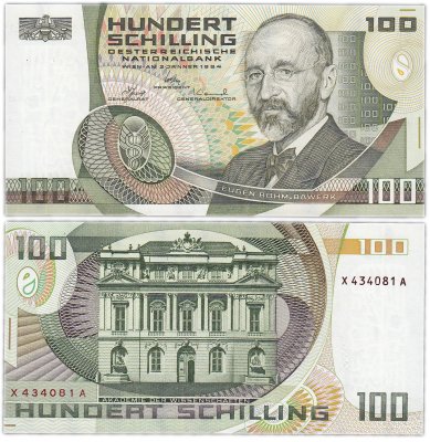 купить Австрия 100 шиллингов 1984 (Pick 150а)