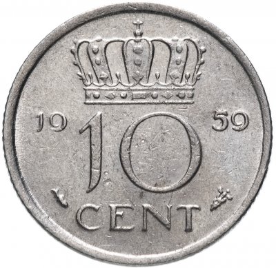 купить Нидерланды 10 центов (cent) 1950-1980, случайная дата