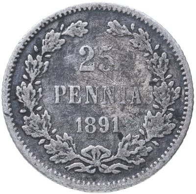 купить 25 пенни (pennia) 1891 L
