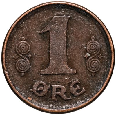 купить Дания 1 эре (ore) 1923