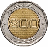 Купить Алжир 200 динаров 2012 "50-летие независимости"
