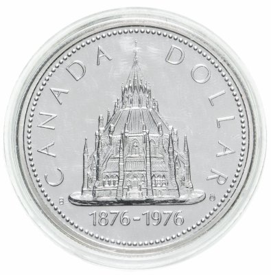 купить Канада 1 доллар (dollar) 1976 "100 лет Оттавской парламентской библиотеке"