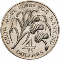 купить Сент-Винсент и Гренадины 4 доллара (dollars) 1970 FAO (ФАО)