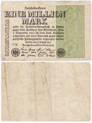 купить Германия 1000000 марок 1923