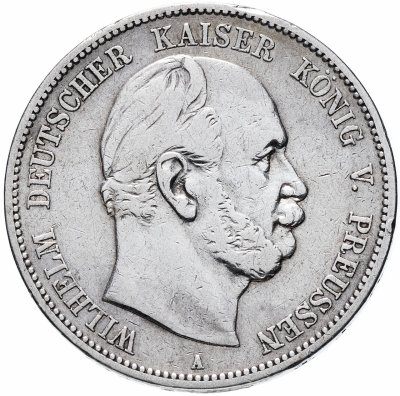 купить Германия, Пруссия 5 марок 1874 A Вильгельм I