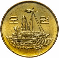 купить Южная Корея 5 вон (won) 1983