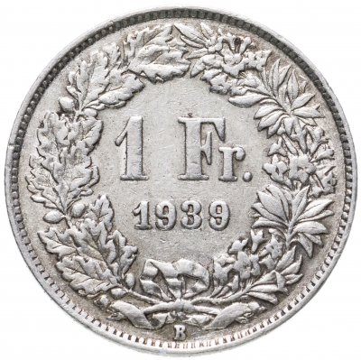 купить Швейцария 1 франк (franc) 1939