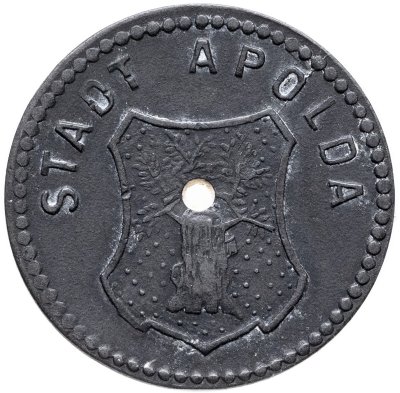 купить Германия "Апольда" 5 пфеннигов 1918 нотгельд
