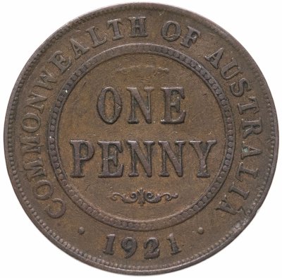 купить Австралия 1 пенни 1921