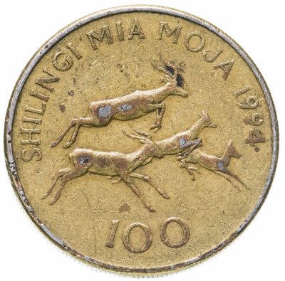 купить Танзания 100 шиллингов (shillings) 1994