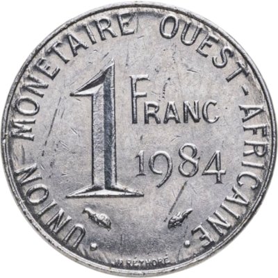 купить Западная Африка (BCEAO) 1 франк (franc) 1984