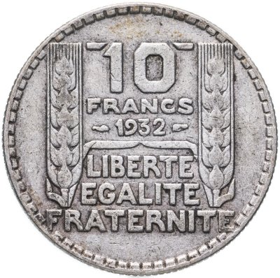 купить Франция 10 франков (francs) 1932