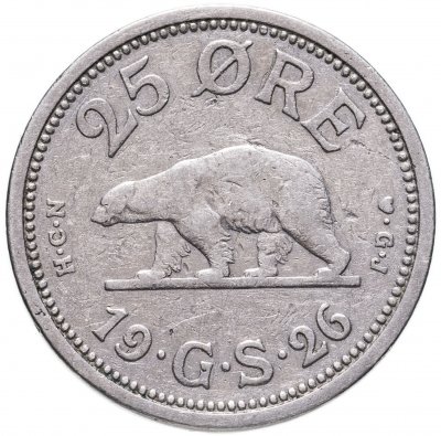 купить Гренландия 25 эре 1926