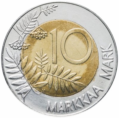 купить Финляндия 10 марок 1995 "Вступление Финляндии в Европейский союз"