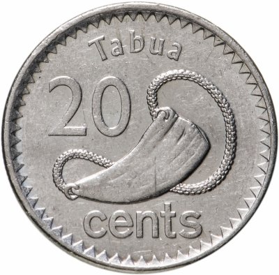 купить Фиджи 20 центов (cents) 2012