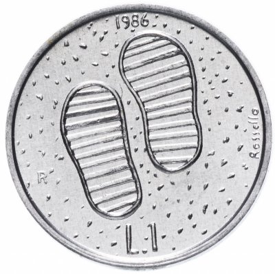 купить Сан-Марино 1 лира (lira) 1986 "Эволюция технологий"