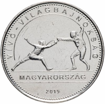купить Венгрия 50 форинтов (forint) 2019 "Чемпионат мира по фехтованию в Будапеште 2019"