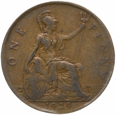 купить Великобритания 1 пенни 1929
