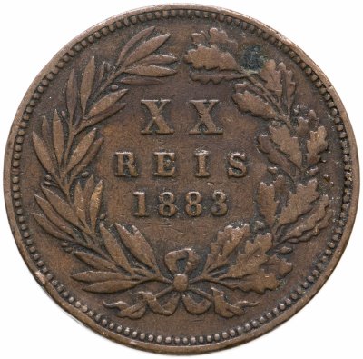 купить Португалия 20 рейс (reis) 1883