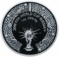 Купить Австралия 1 доллар 2018 Чемпионат мира по футболу в России 2018