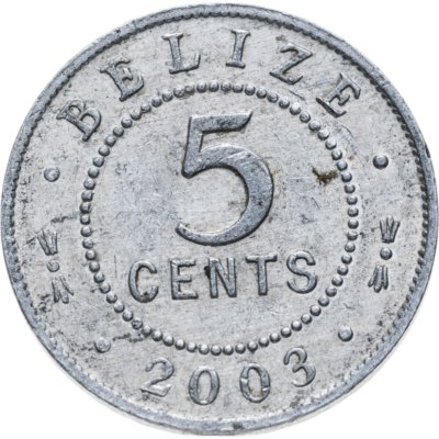 купить Белиз 5 центов (cents) 2003