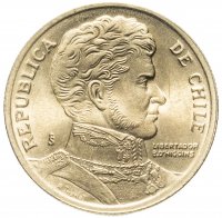 Купить Чили 10 песо (pesos) 1990-2019, случайная дата