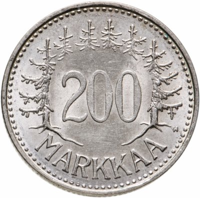 купить Финляндия 200 марок (markkaa) 1956