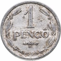 купить Венгрия 1 пенгё (pengo) 1942