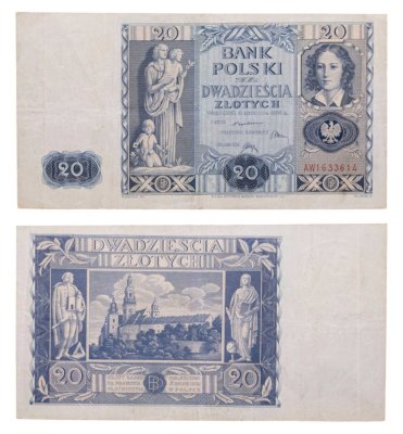 купить Польша 20 злотых 1936