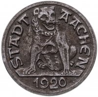 купить Германия (Аахен) нотгельд 10 пфеннигов 1920
