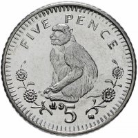 Купить Гибралтар 5 пенсов (pence) 2003